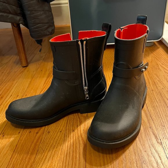 rag & bone Moto Rain Boots | Shopbop Rag & Bone Moto Rubber Rain Boots